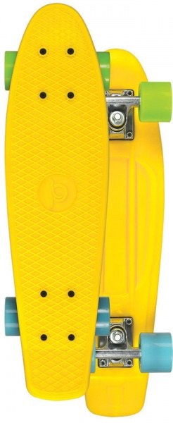 Скейтборд Playlife Vinyl желтый