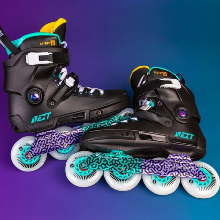 Роликовые коньки Powerslide Next Multicolor 80
