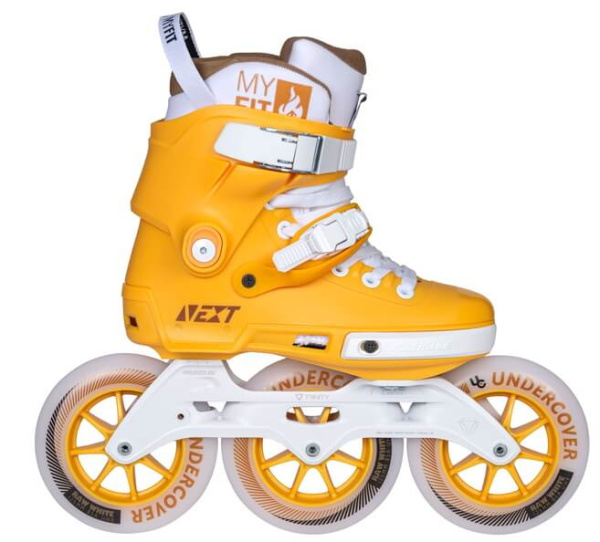 Роликовые коньки Powerslide Next Mustard 125