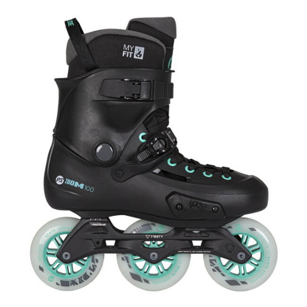 Роликовые коньки Powerslide Zoom Pro 100 Black Mint