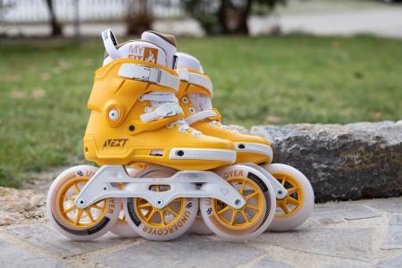 Роликовые коньки Powerslide Next Mustard 125