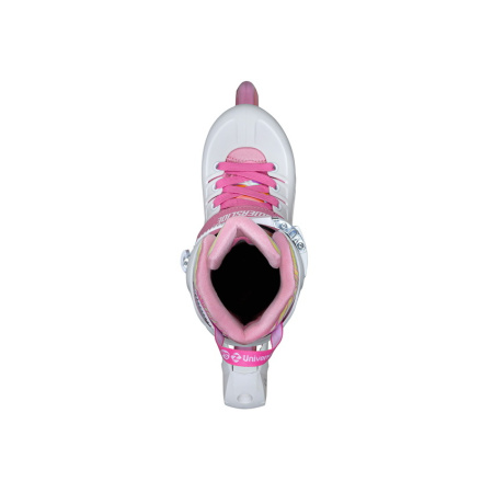 Детские роликовые коньки Powerslide Phuzion Universe 3 кол бел-роз