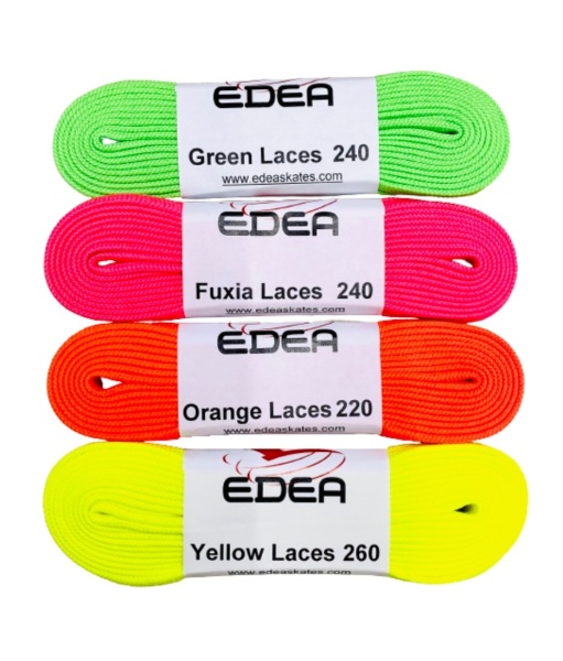Шнурки для фигурных коньков Edea Fluo желтые