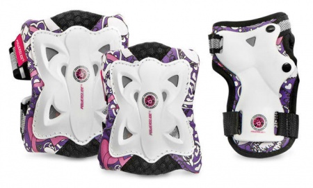 Детская защита Powerslide Pro Butterfly розовая