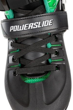 Роликовые коньки Powerslide Phuzion Universe зеленые 3-колесные