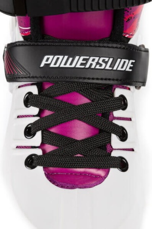 Роликовые коньки Powerslide Phuzion Universe розовые 3-колесные