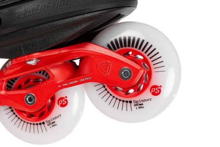 Роликовые коньки Powerslide Next 80 черно-красные