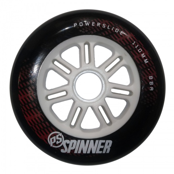 Колеса Powerslide Spinner 110мм/88a, черные, арт. 905320, шт