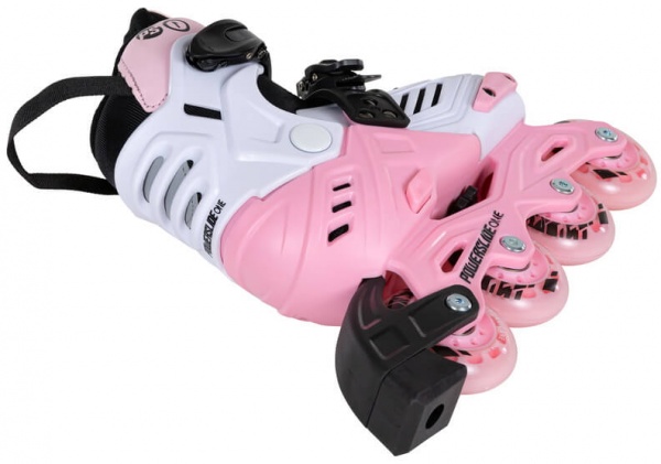 Детские роликовые коньки Powerslide Khaan Jr. LTD розовые